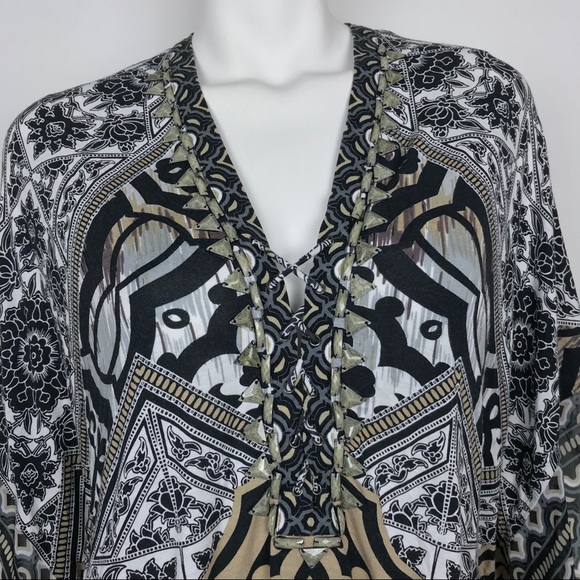 {Hale Bob} Edna Embellished Lace-Up Knit Top, $212 - Picture 3 of 8